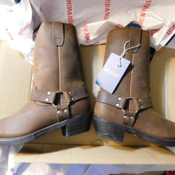 Durango Harness Biker Boots Woman Size 9M New in Box - Picture 4 of 12